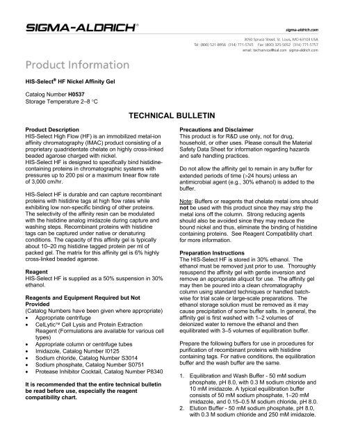 Buffer Preparation Chart