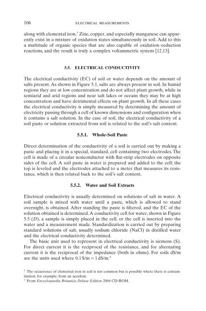 Introduction to Soil Chemistry