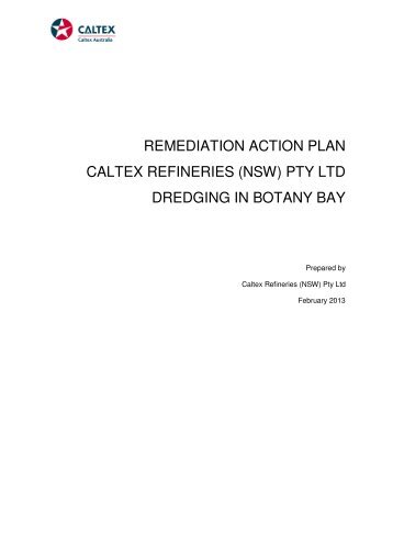 REMEDIATION ACTION PLAN CALTEX REFINERIES (NSW) PTY ...
