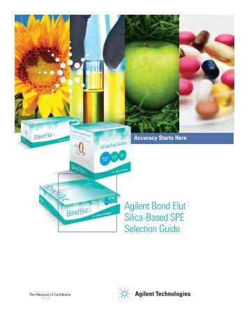 Agilent Bond Elut Silica-Based SPE Selection Guide