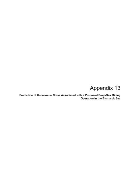 Appendices 5-13 - Nautilus Cares - Nautilus Minerals
