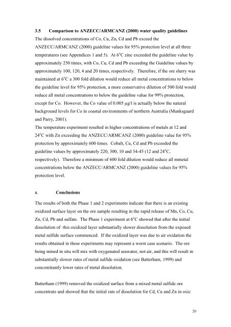 Appendices 5-13 - Nautilus Cares - Nautilus Minerals