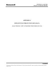 appendix g effluent elutriate test - Onondaga Lake Cleanup