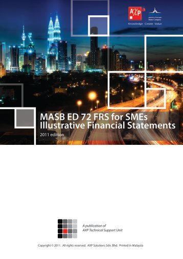 MASB ED 72 FRS for SMEs Illustrative Financial ... - AXP Solutions