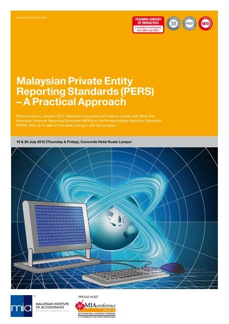 Malaysian Private Entity Reporting Standards (PERS) – A Practical ...