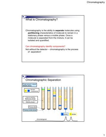 What is Chromatography? Chromatographic Separation