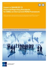 Impact of MASB ED 72 Financial Reporting Standards for SMEs on ...