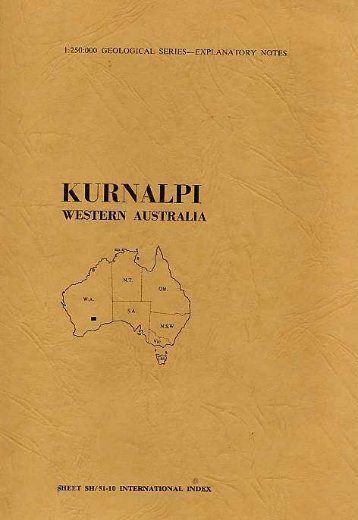 Explanatory Notes on the Kurnalpi Geological Sheet