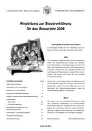 Wegleitung zur Steuererkl