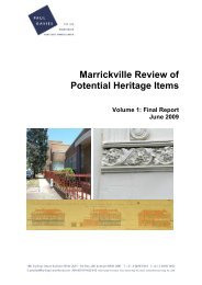 HI REPORT COVER PAGE - TO USE - Marrickville Council