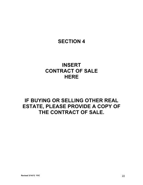 Purchase Application - The Lovett Group of Real Estate Companies