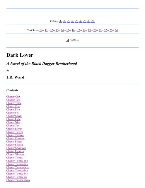 Dark Lover - Bung.co.nz