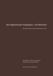 Das Eidgenössische Telegraphen- und Patentamt - Rykart Architekten