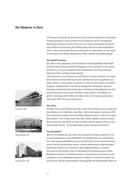 Das Eidgenössische Telegraphen- und Patentamt - Rykart Architekten