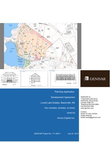 Planning Application: Development Agreement Lovett Lake Estates ...