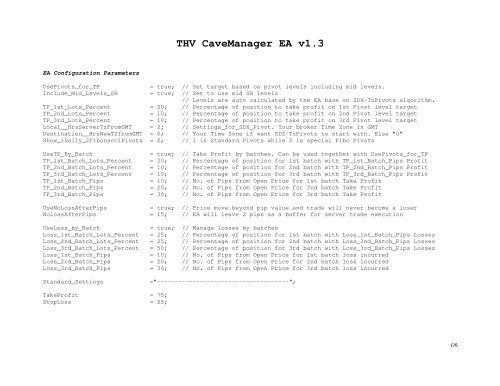 Thv Cavemanager Ea V1 3 Pdf Forex Strategies - 