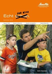 Echt for Kids - Saas Fee