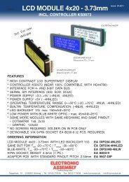 EA DIP204-4 LCD MODULE 4x20 - 3.73mm - Electronic Assembly