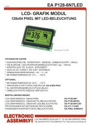 EA P128-6N7LED LCD- GRAFIK MODUL