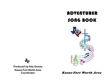 ADVENTURER SONG BOOK - KFW Adventurers
