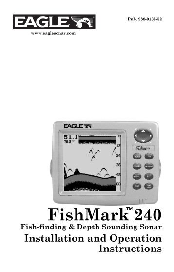 FishMark 240 Owner's Manual - Eagle