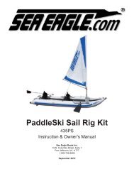 PaddleSki Sail Rig Kit - Sea Eagle Inflatable Boats