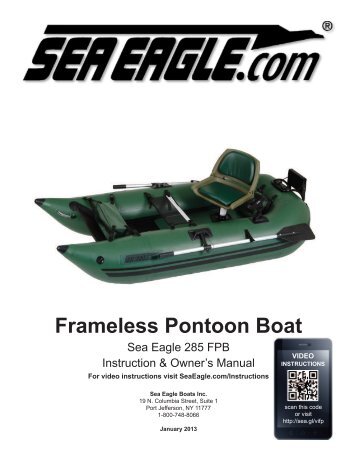 Frameless Pontoon Boat - Sea Eagle Inflatable Boats