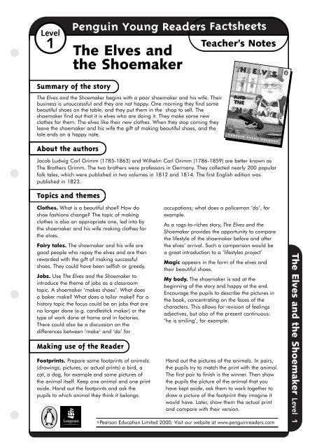 Elves and the shoemaker read Elves and the shoemaker read