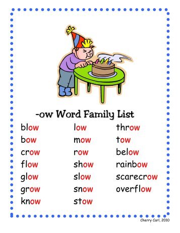 ow FAMILY Set - Word Way