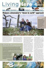 Waipara winemaker's “down to earth” approach - Environment ...
