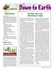 Winter 2012 · Down to Earth - Canadian Organic Growers