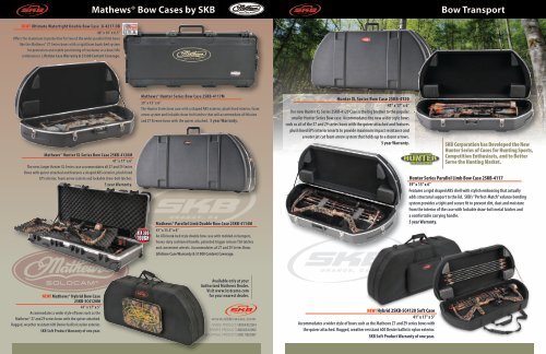 Mathews® Bow Cases by SKB Bow Transport