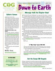 Winter 2013 · Down to Earth - Canadian Organic Growers