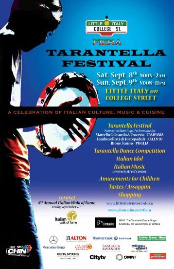 Download the complete Festival Program here - CHIN Radio