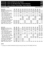 301 bus timetable welwyn garden city to st albans