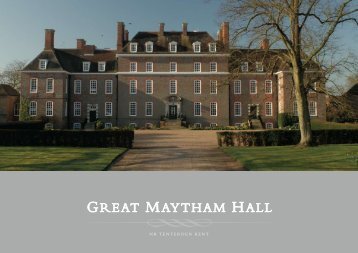 Great Maytham Hall brochure.pdf - Sunley Heritage