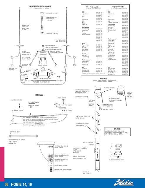 hobie-16-parts-guide-acrobat-pdf-106kb-mariner-sails