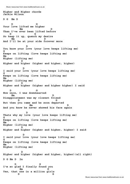 one in a million you chords one in a million you chords