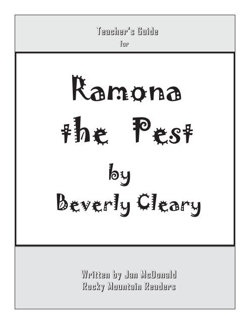 Реферат: Ramona The Pest