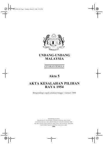 6 Undang Undang Malaysia 6 Undang Undang Malaysia