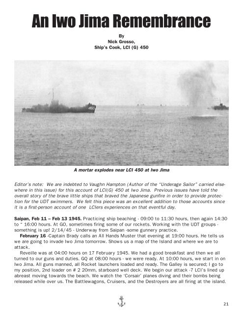 elsie item issue 69 - USS Landing Craft Infantry