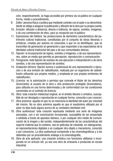 Leyes y decretos esenciales en materia de Propiedad Intelectual