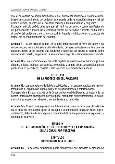 Leyes y decretos esenciales en materia de Propiedad Intelectual