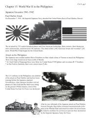 Chapter 15: World War II in the Philippines - Chris Pforr Homepage