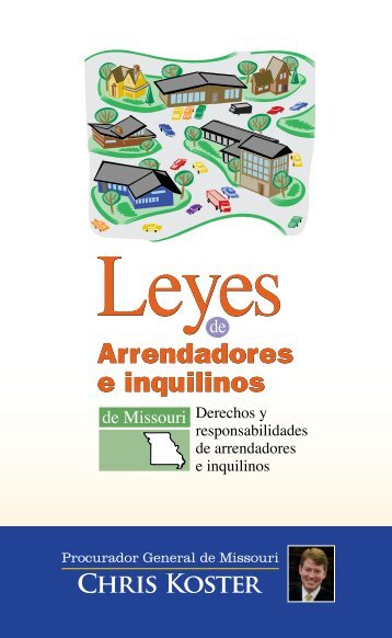 Leyes de arrendadores e inquilinos - Missouri Attorney General