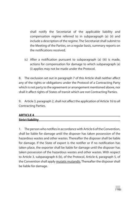 Basel Convention on the Control of Transboundary Movements