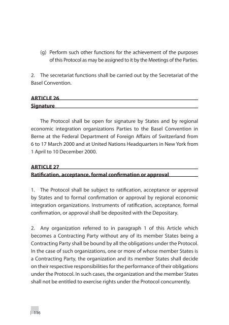 Basel Convention on the Control of Transboundary Movements