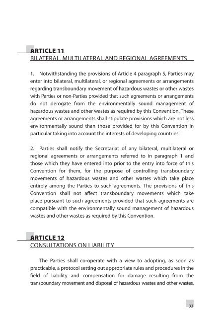 Basel Convention on the Control of Transboundary Movements