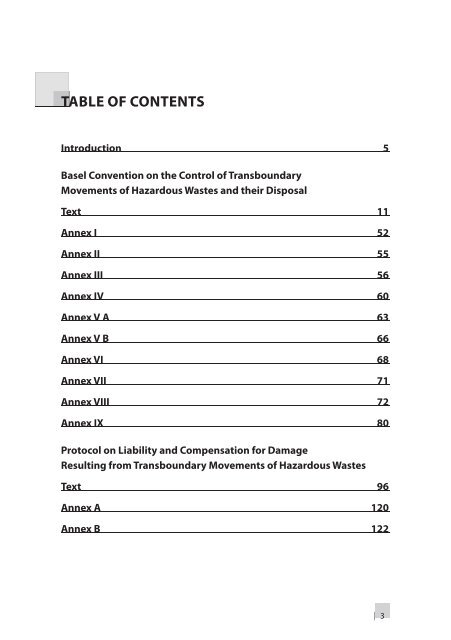 Basel Convention on the Control of Transboundary Movements