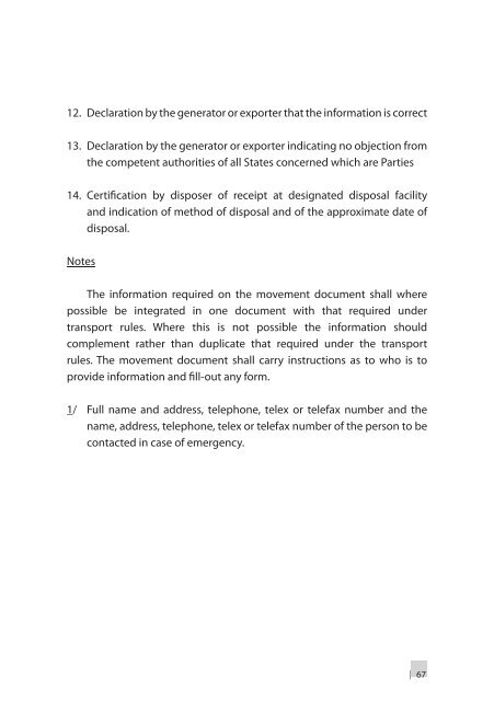 Basel Convention on the Control of Transboundary Movements